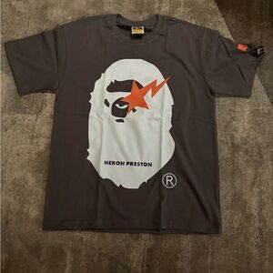 Bape X Heron Preston tee shirt